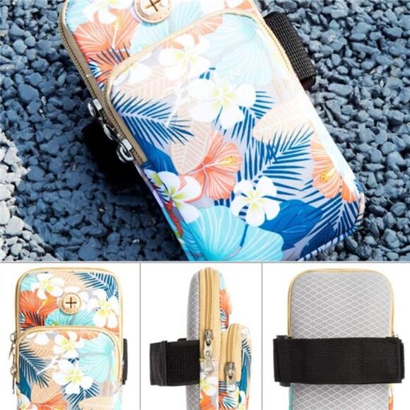 Sports Arm Bag, Universal Unisex Armbands Exercise Workout Running Gym Armbands - Picture 4 of 7